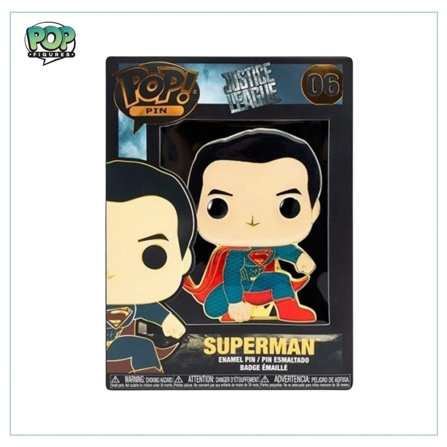 Superman #06 Funko Enamel Pin - Justice League