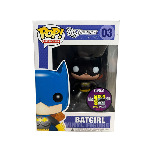 Batgirl #03 (Black Metallic) Funko Pop! - DC Universe - SDCC 2010 Exclusive LE240 Pcs - Condition 7.5\\/10